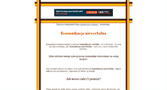 Desktop Screenshot of komunikacja-niewerbalna.manipulant.pl