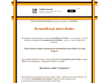 Tablet Screenshot of komunikacja-niewerbalna.manipulant.pl